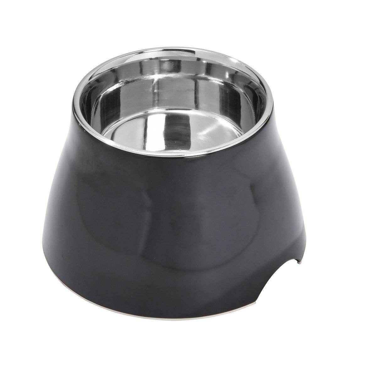 Raised Pet Bowl - Splash by Bobby Canifrance - White