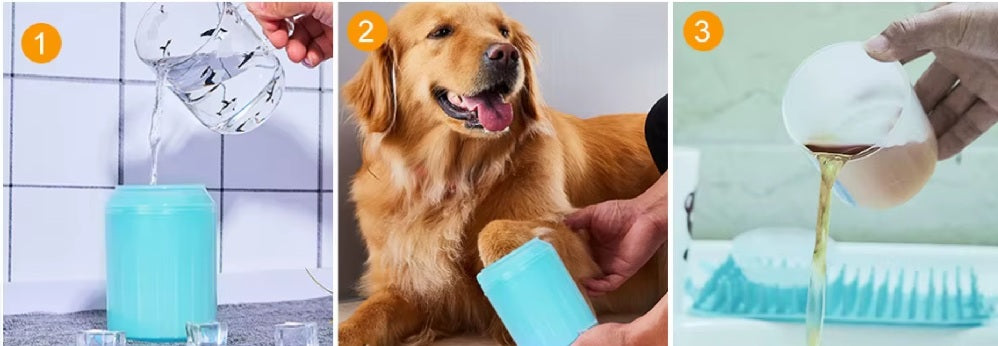 Pet Paw Soft Silicone Cleaner