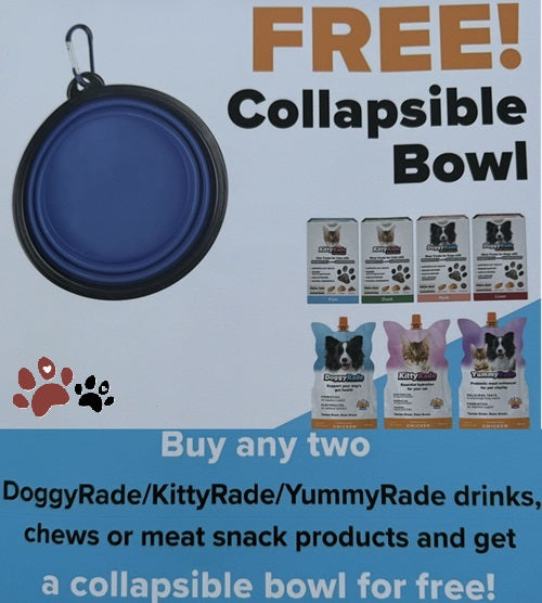 KittyRade Chicken Prebiotic Drink for Cats + Free bowl with every 2 ordered