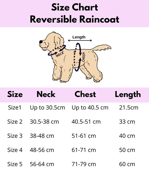Zelda & Harley - Doggosaurus Rex Reversible Raincoat - Size 1