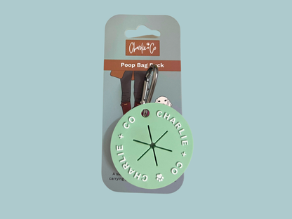 Charlie & Co - Poop Puck, Dog Poop Carrier - BLUE - Blue