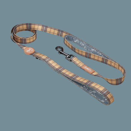 Charlie & Co - Dual Handled Dog Lead - Check Him Out