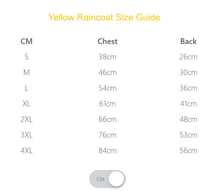 Breathable Yellow Dog Raincoat - XL