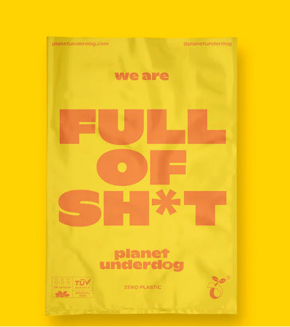 Planet Underdog Planet-Friendly Dog Poop Bags - Compostable - Yellow, 60 bags