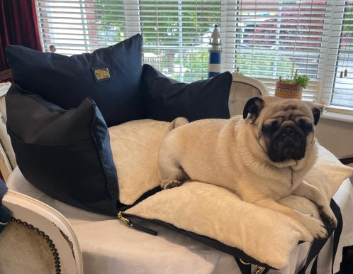 Designer Luxury Dog Car Seat by L'elianne